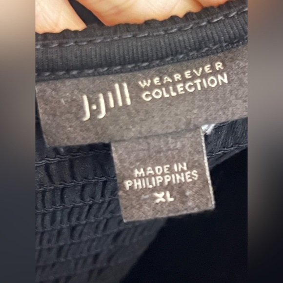 J Jill Wearever Collection Black sleeveless Jumpsuit Women's XLarge - Picture 8 of 8